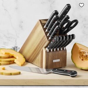 Wüsthof 15 Piece Knife Set with Wooden Block NEW